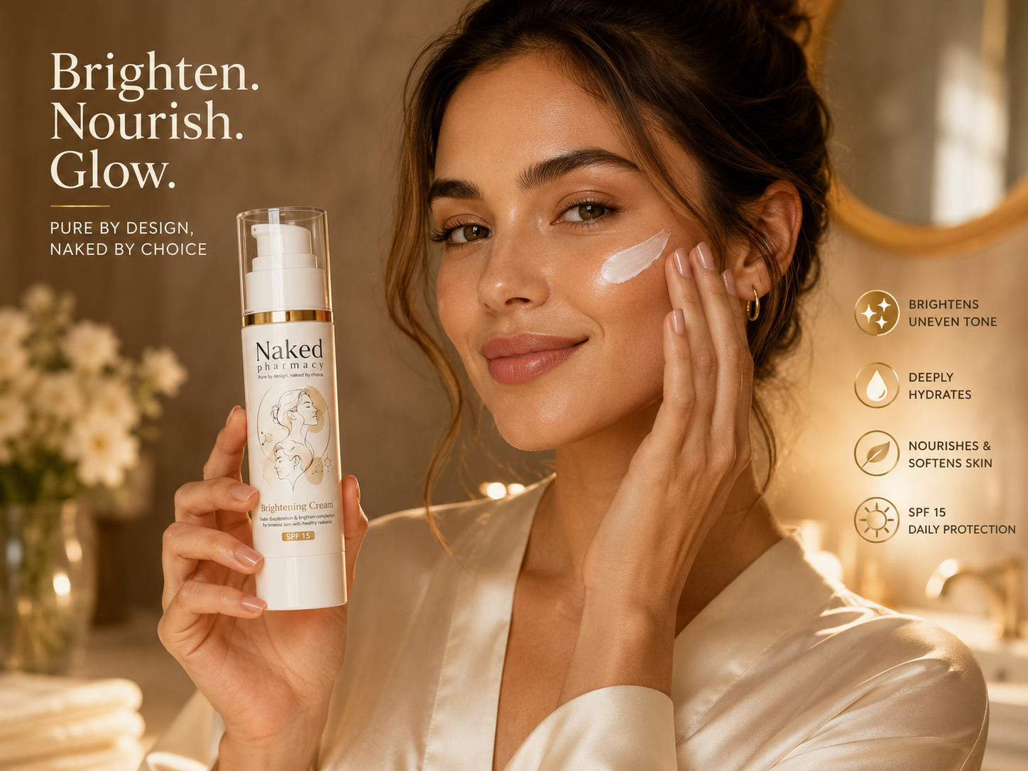 Naked Pharmacist Brightening Cream SPF 15 - Image 2