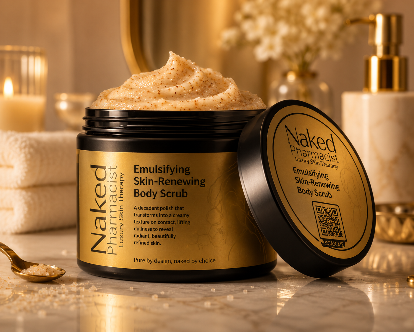 Naked Pharmacist Emulsifying Skin-Renewing Body Scrub