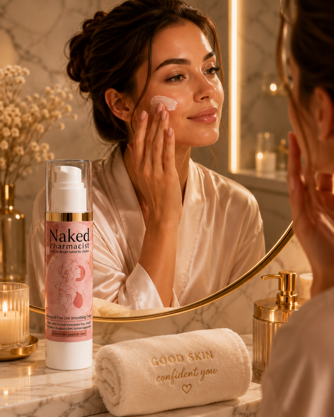 Naked Pharmacist Botox-like Peptide Care – Advanced Fine Line Smoothing Cream - Image 3